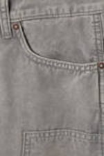 Dusty Grey - Washed Loose Carpenter Trousers - 1