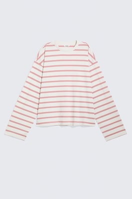 Långärmad bomulls-t-shirt