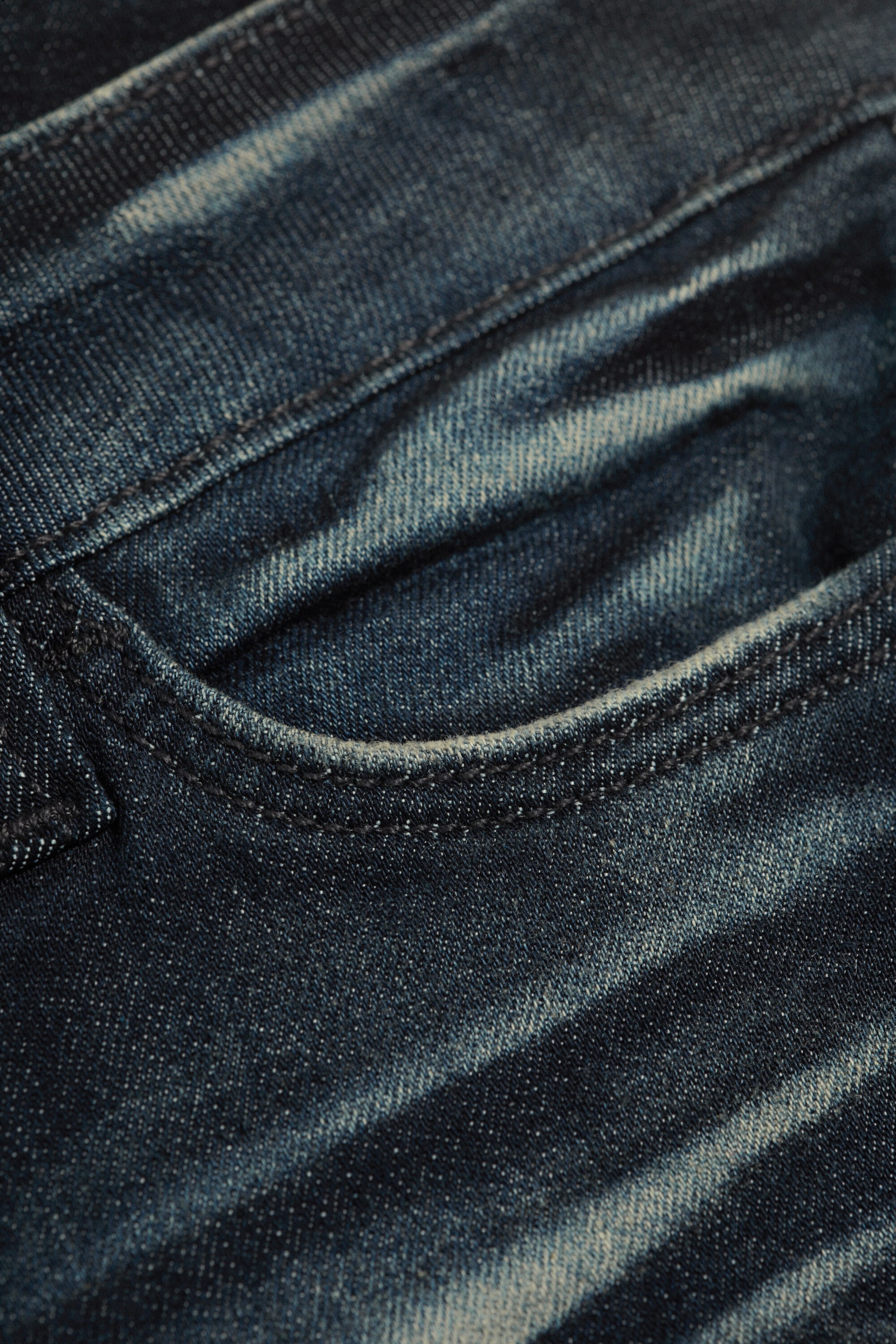 Morbid Blue - Dunkelblau - Booty Bei Low Rise Skinny Bootcut Jeans - 6