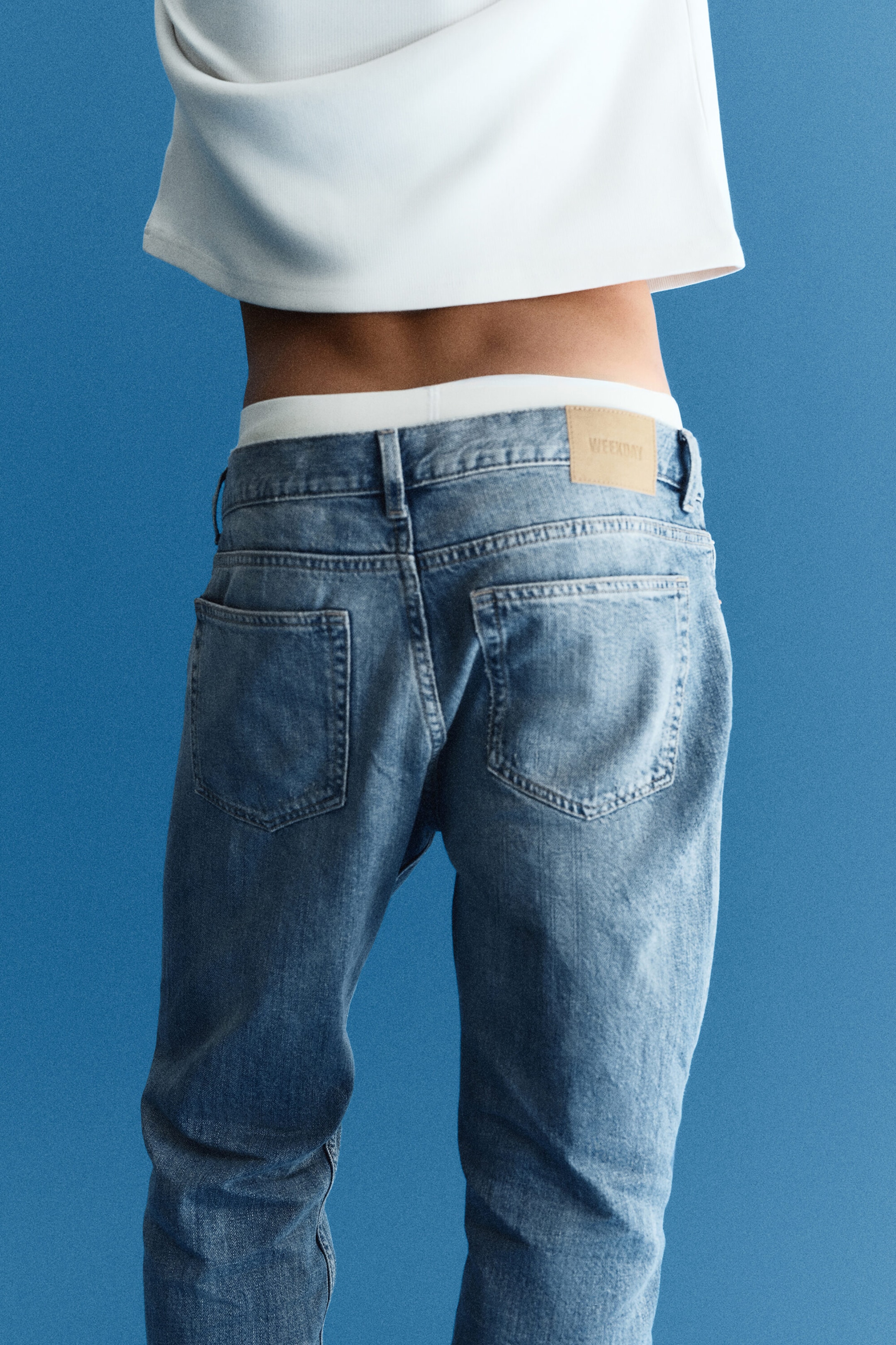 Captain Blue - Ljusblå - Sky low waist regular bootcut jeans - 8