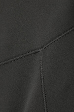 Dark Grey - High Waisted Sports Tights - 1