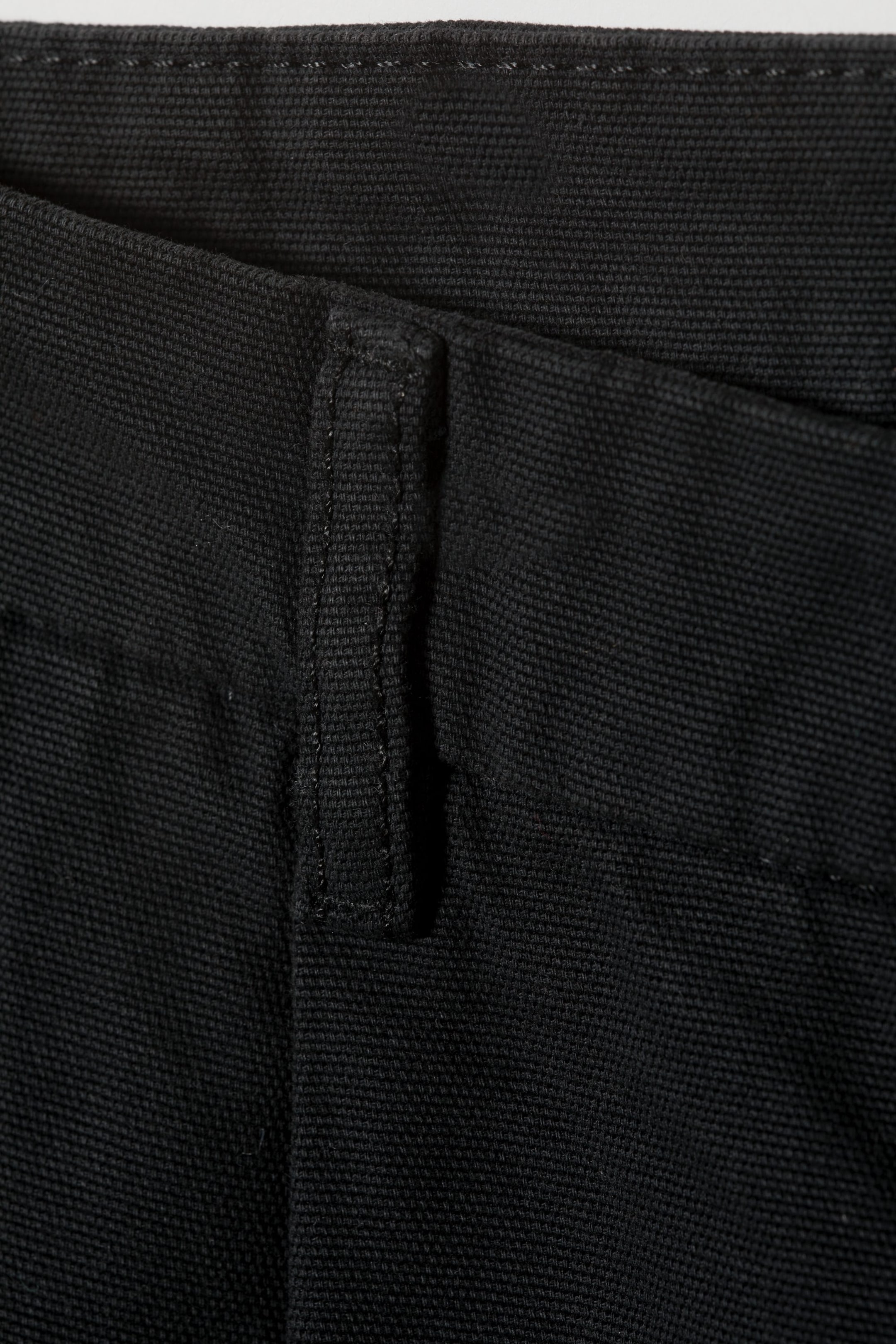 Schwarz - Hose Nikolas mit weitem Bein - 1