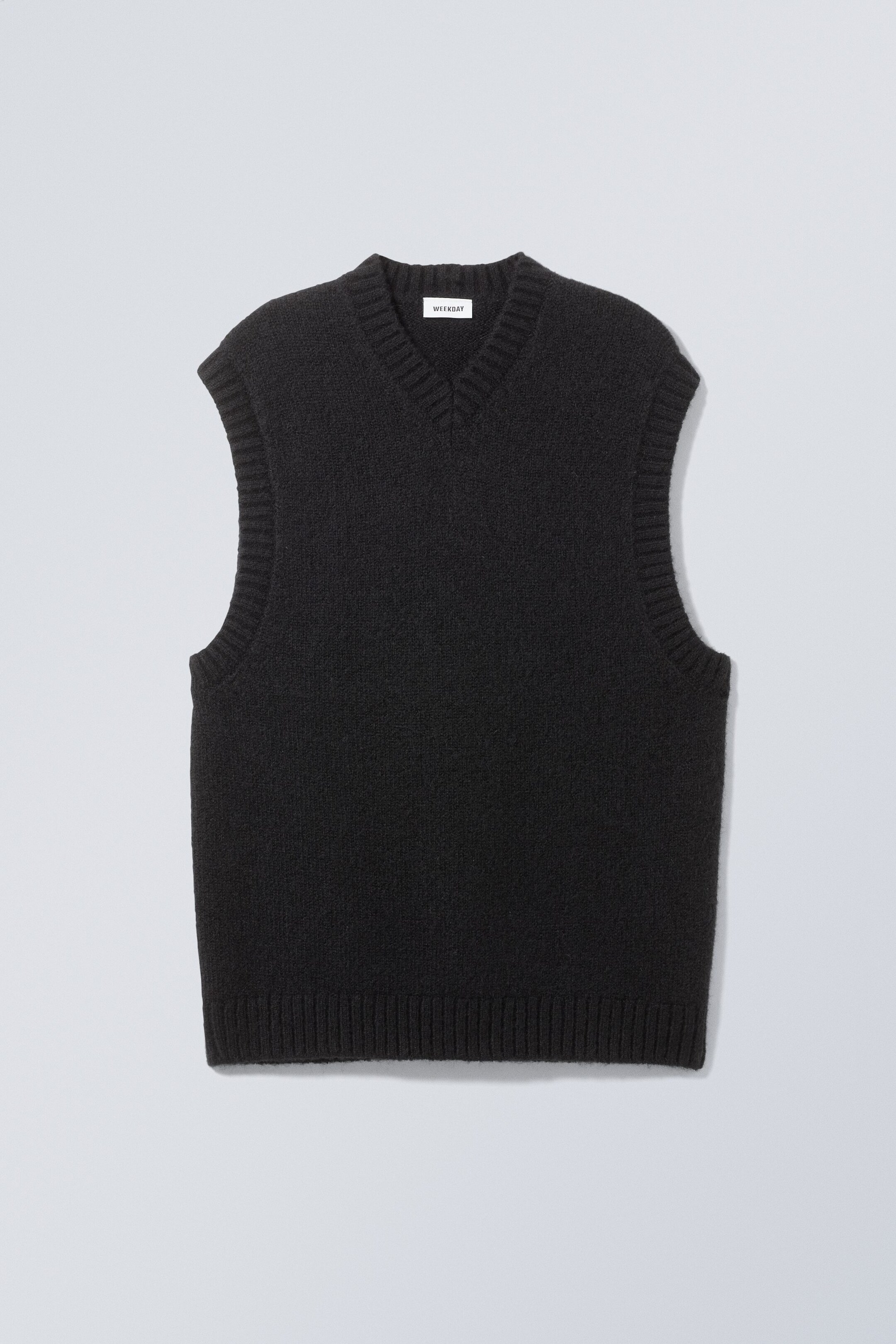 Black - Cohen V-neck Vest - 0