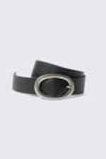 Black - Oval Belt - 0