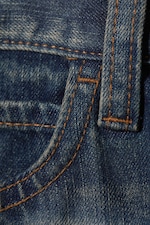 Steel Blue - Medium Blue - Anti Unisex Low Waist Regular Straight Jeans - 7