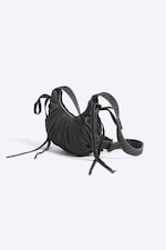 Dunkelgrau - Kleine Crossbody-Bag mit geschwungener Form - 2