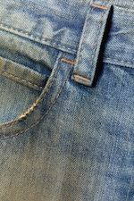 Grime Blue - Anti Unisex Low Waist Regular Straight Jeans - 1