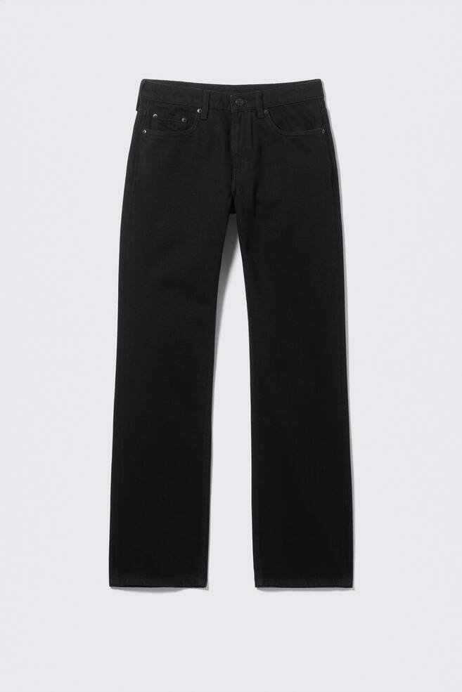 Laika Mid Waist Regular Straight Jeans - Black Rinse - Schwarz/Eighteen Blau - Mittelblau/Deep Ocean Blue - Dunkelblau/Dream Blue - Hellblau/Radio Blue - Mittelblau - 1