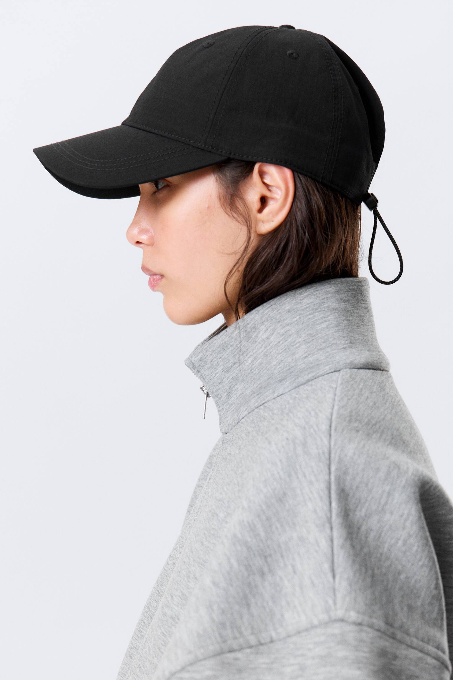 Baseball Cap - Zwart/Washed Red - Energy - 1