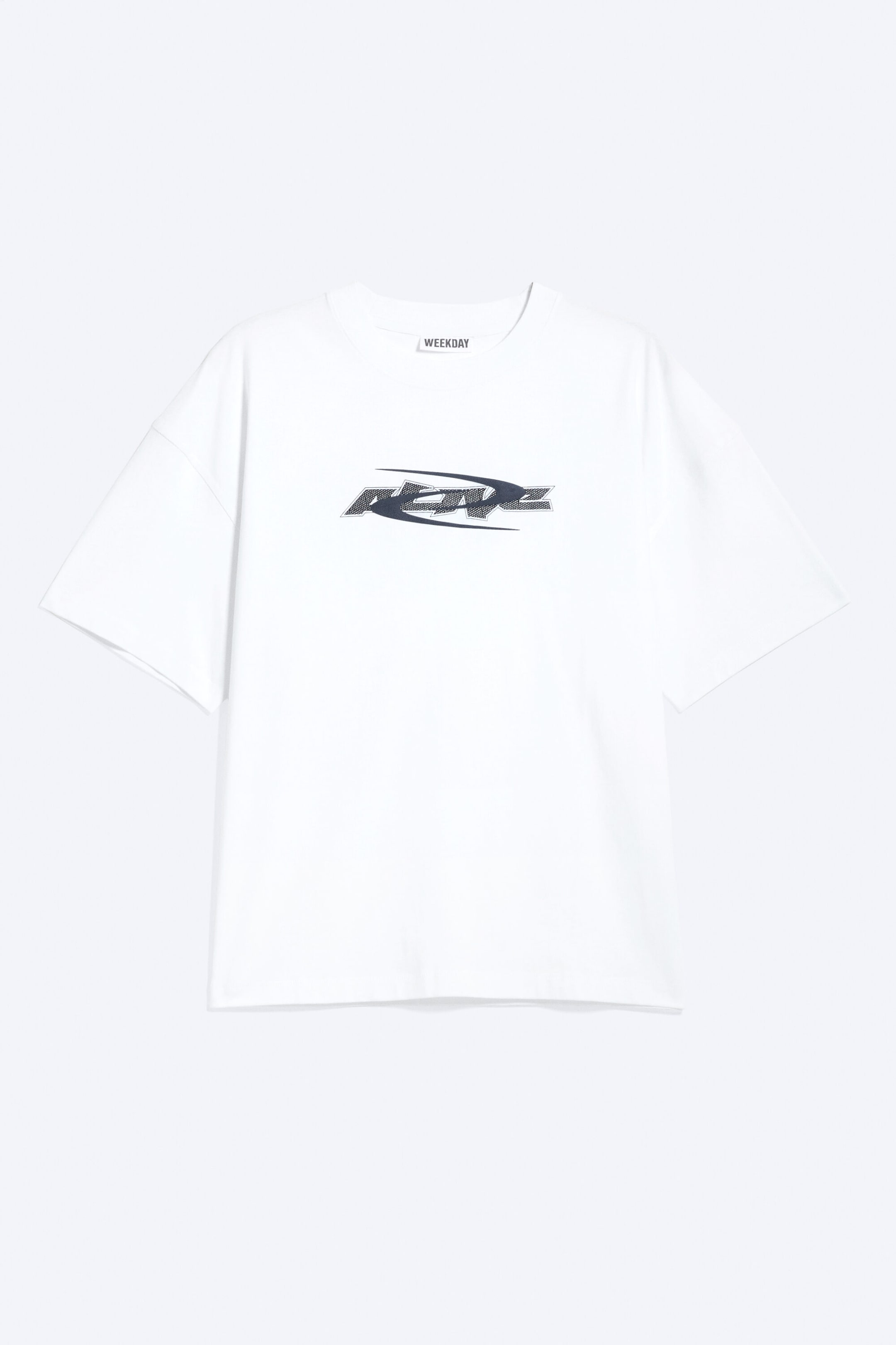 White - Alive - Oversized boxy T-shirt met grafische print - 4