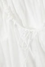 White - Mini Poplin Strap Dress - 2