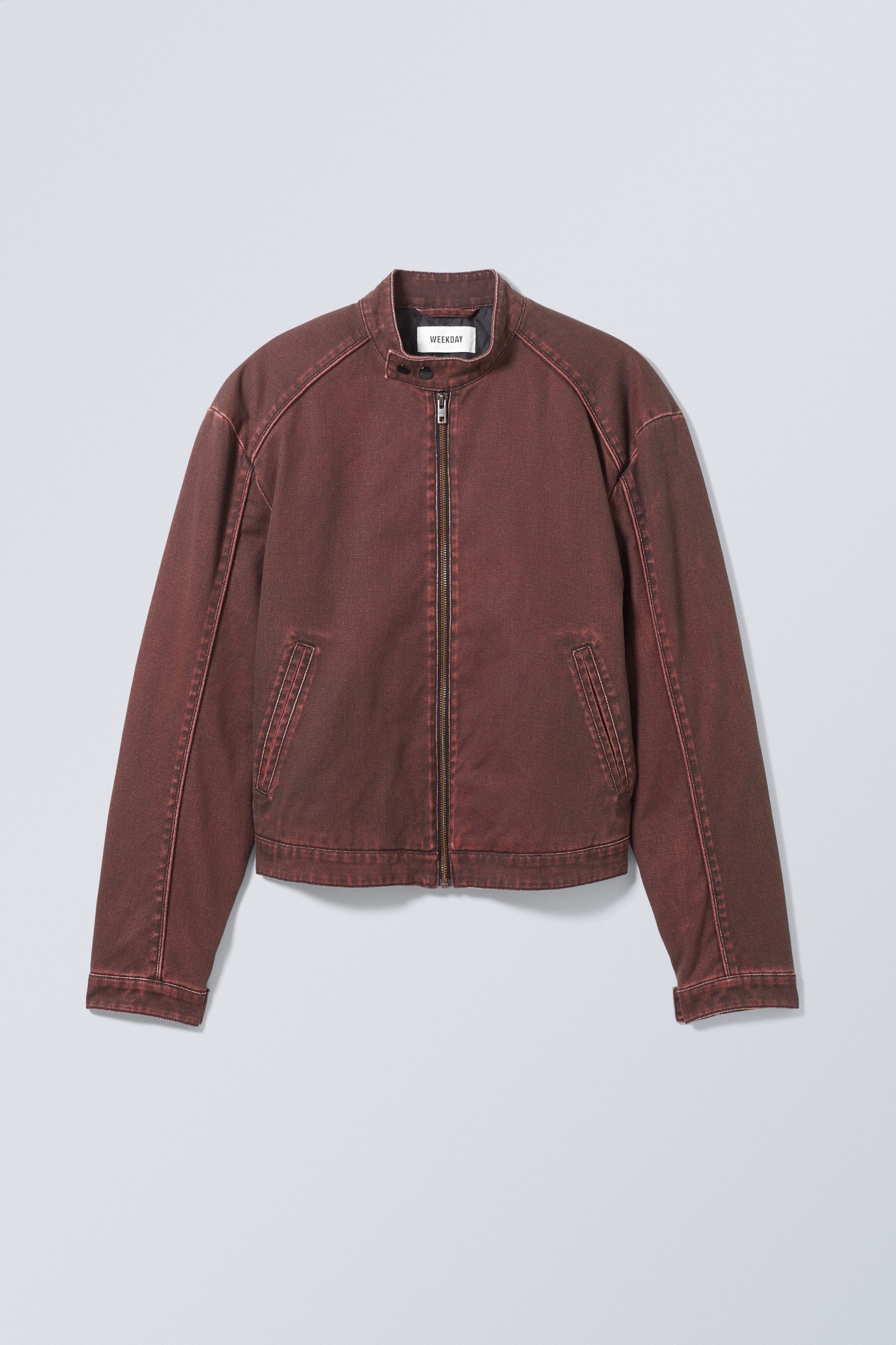 Dunkelrot - Bikerjacke Ian - 0