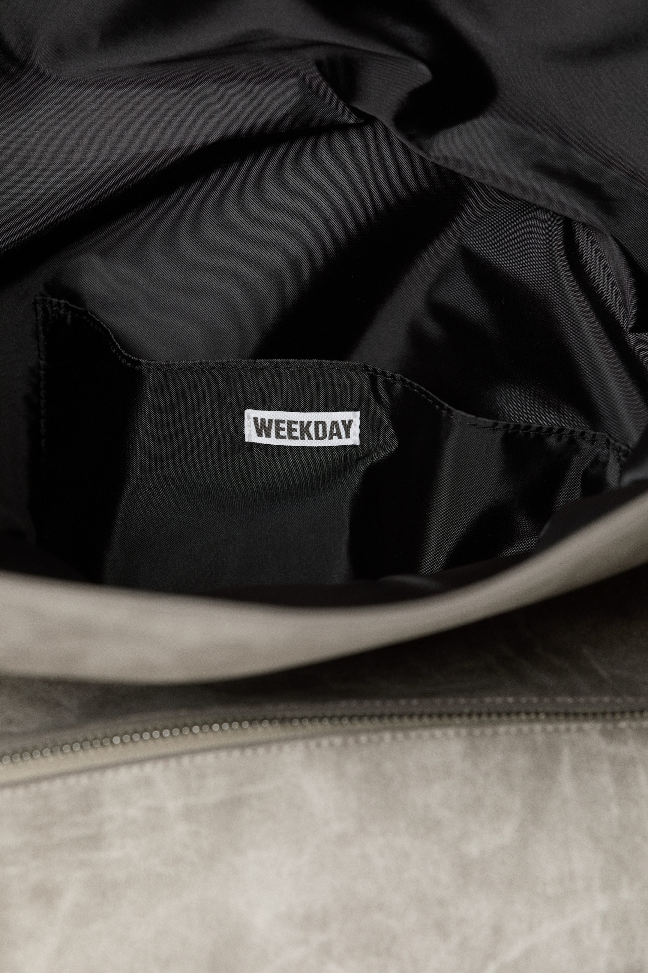 Light Dusty Mole - Large Faux Leather Clutch Bag - 3