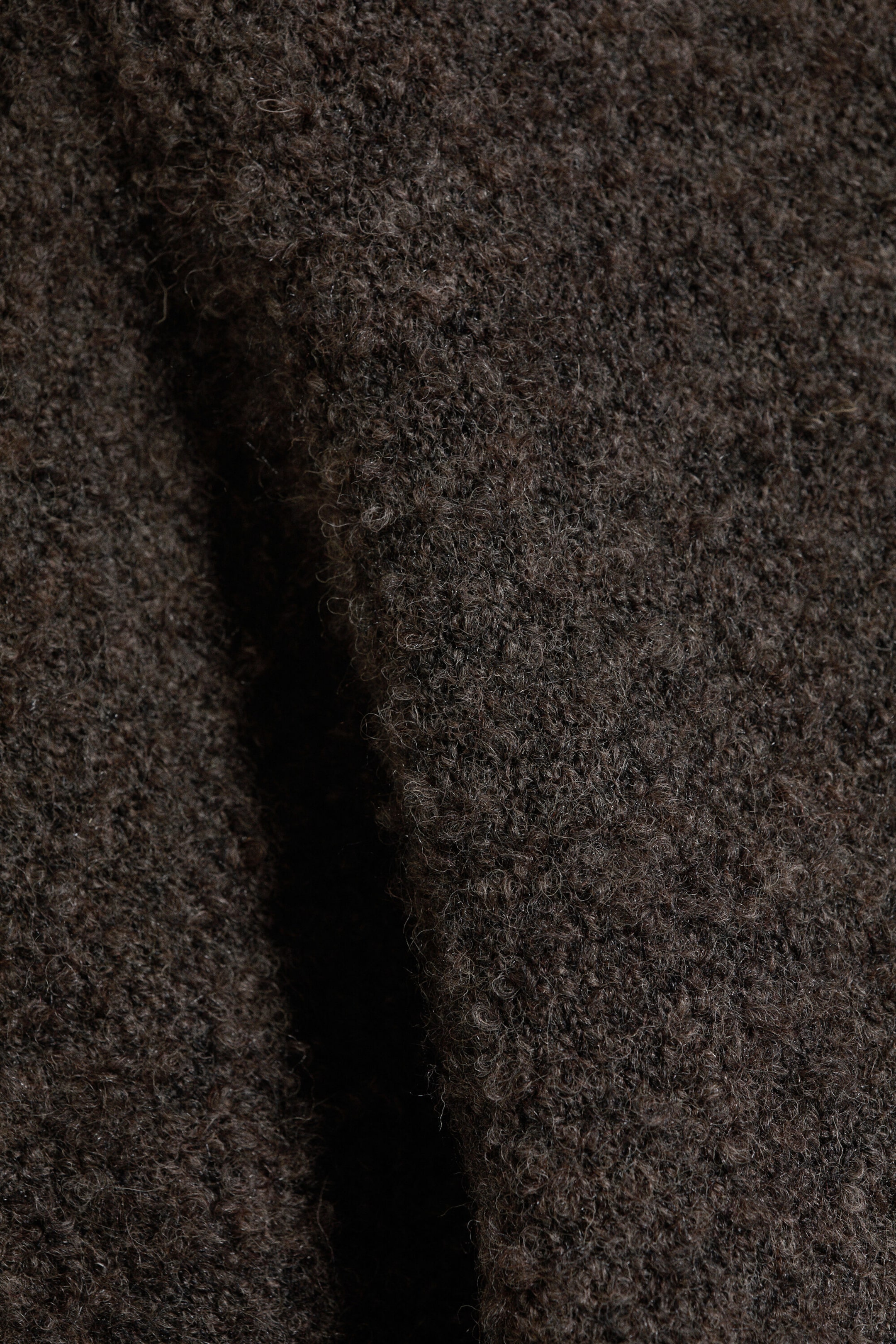 Dark Brown Melange - Relaxed Wool-Blend Crew-Neck Sweater - 4