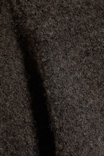 Dark Brown Melange - Relaxed Wool-Blend Crew-Neck Sweater - 4