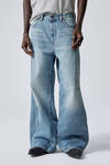 【BAON】Ryusen Light Blue Cut Wide Denim Pants BAON】Ryusen Light Blue Cut Wide Denim Pants (BAON/デニム