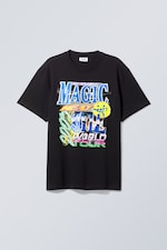 Magic Heat - Oversized-T-Shirt mit Grafikprint - 0