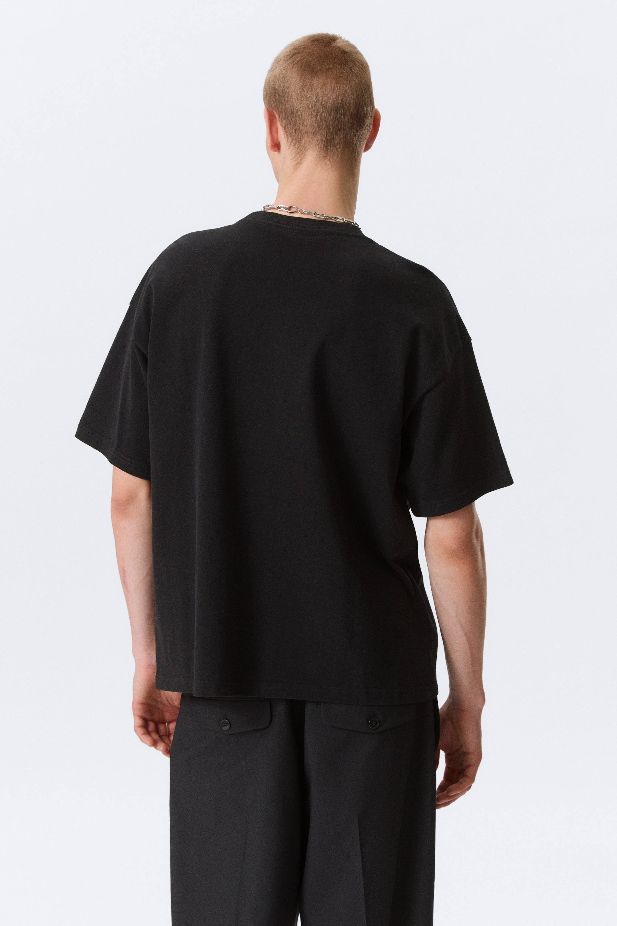 Black - Heart of Energy - Great Boxy Printed Graphic Tee - 3