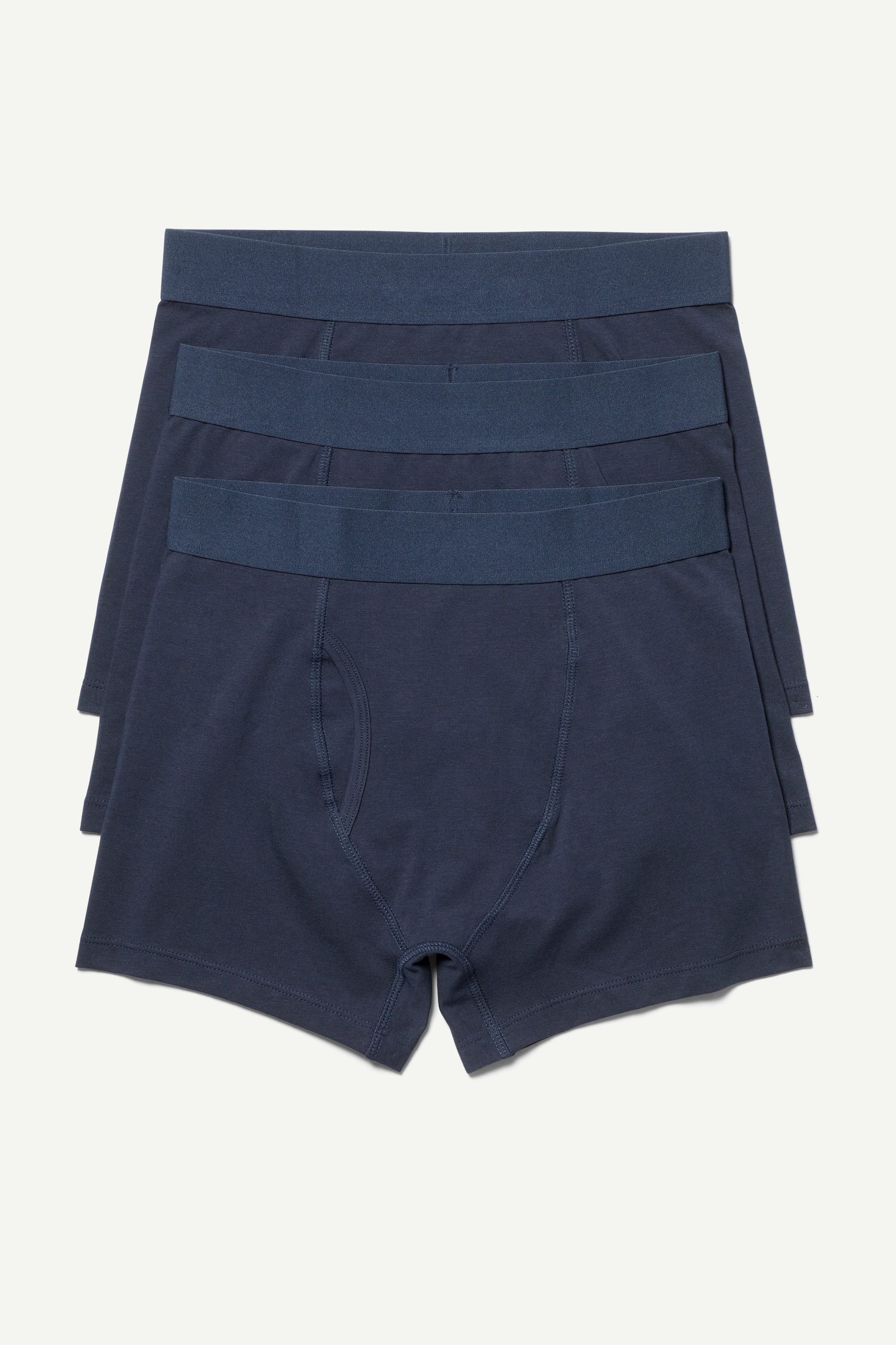 Navy - 3er-Pack Boxershorts - 0