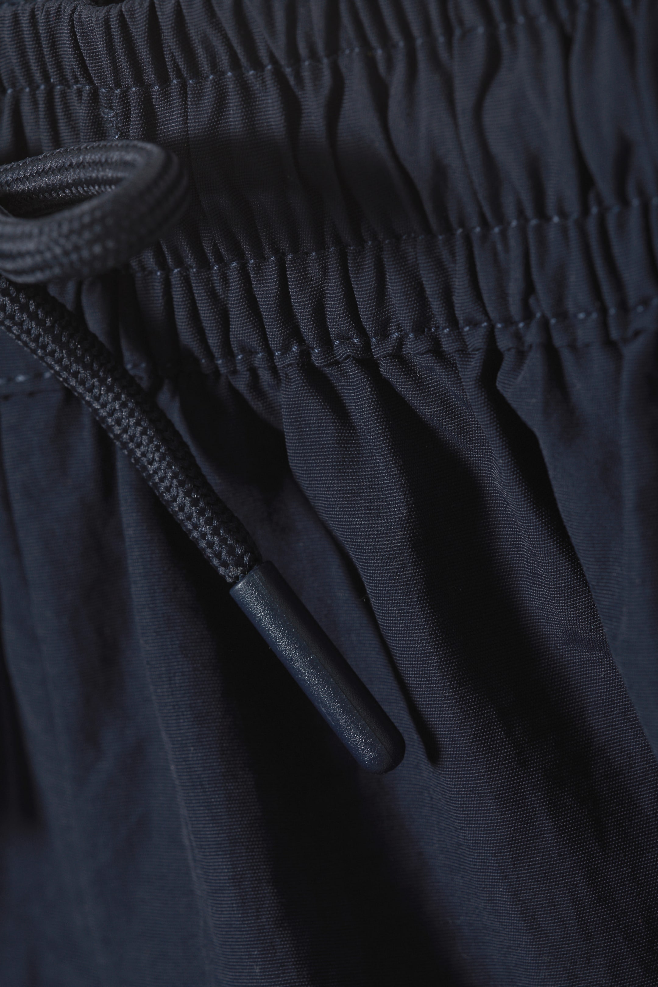 Dark Blue - Structured Mid-Thigh Swim Shorts - 1