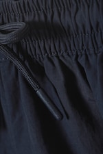 Dark Blue - Structured Mid-Thigh Swim Shorts - 1