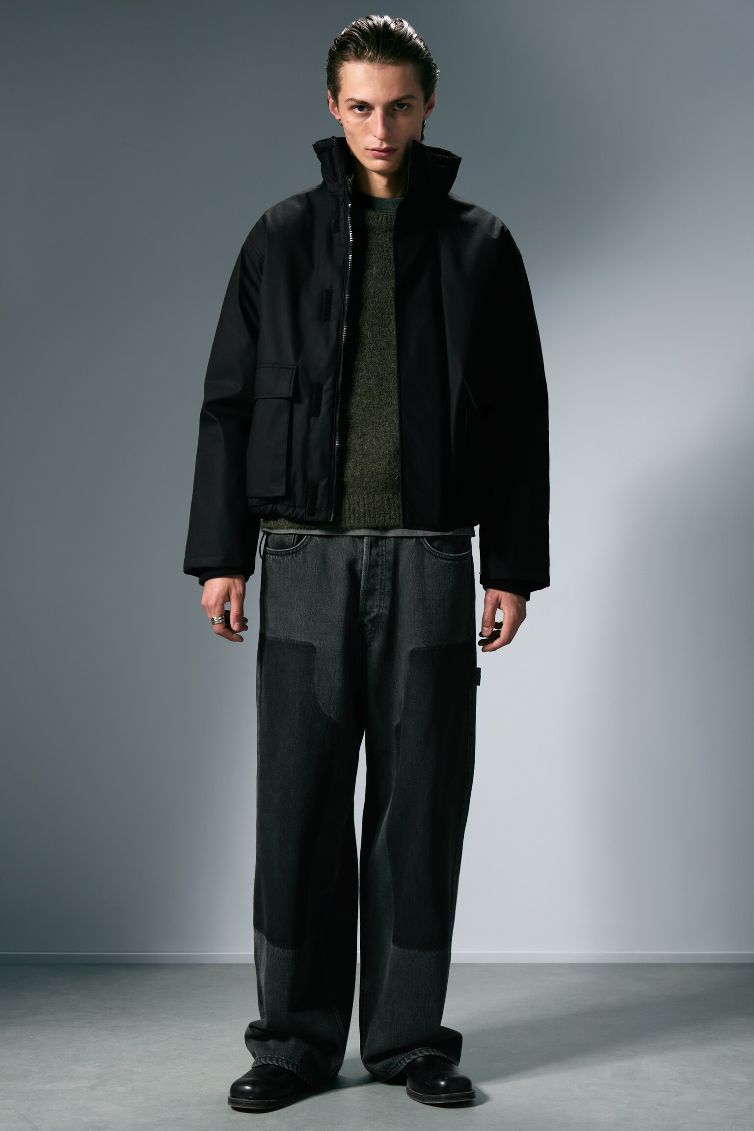 RENTO VÄLIKAUSITAKKI - Musta - 6