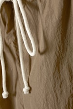 Taupe - Pantalon parachute Alister - 1