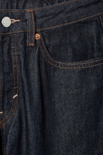 Blaue Rinse - Pin Mid Waist Regular Straight Jeans - 1