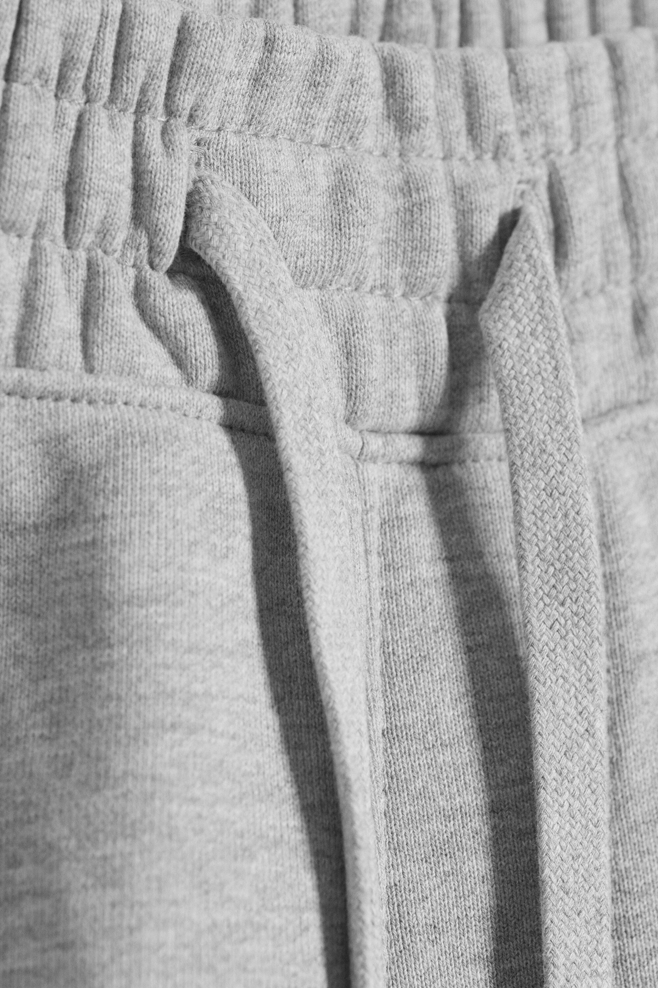 Light Dusty Grey Melange - Pantalon de jogging baggy trois-quarts - 5