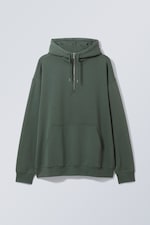 Dark Green - Hank Half Zip Hoodie - 0