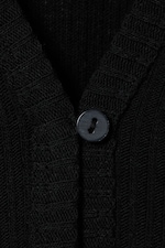 Schwarz - Enge Strickjacke Anais - 1