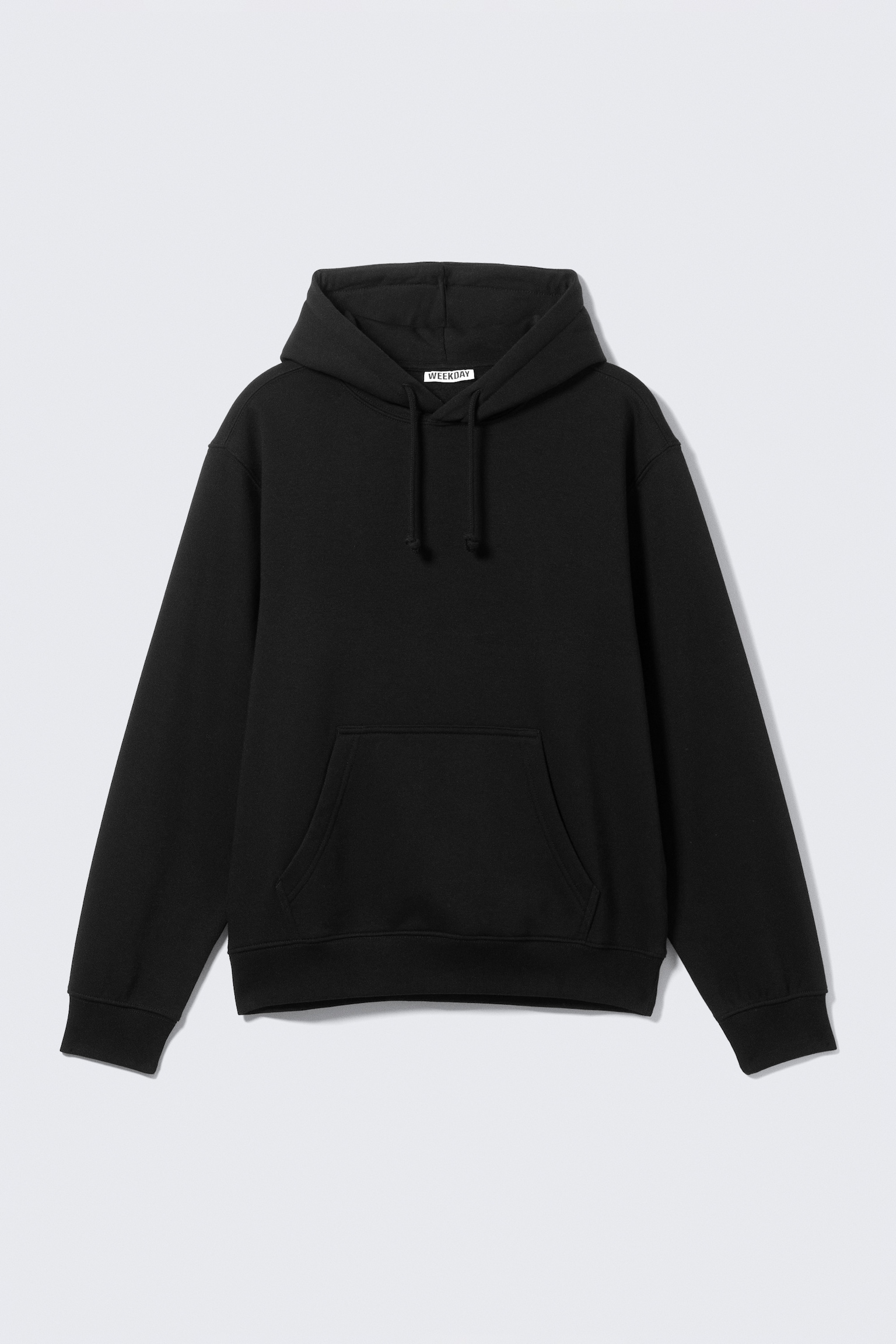Classic hoodie - Svart/Gråmelerad - 2