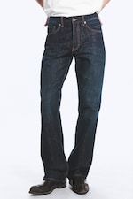 Bounty Blue - Mörkblå - Mercury mid waist relaxed bootcut jeans - 1