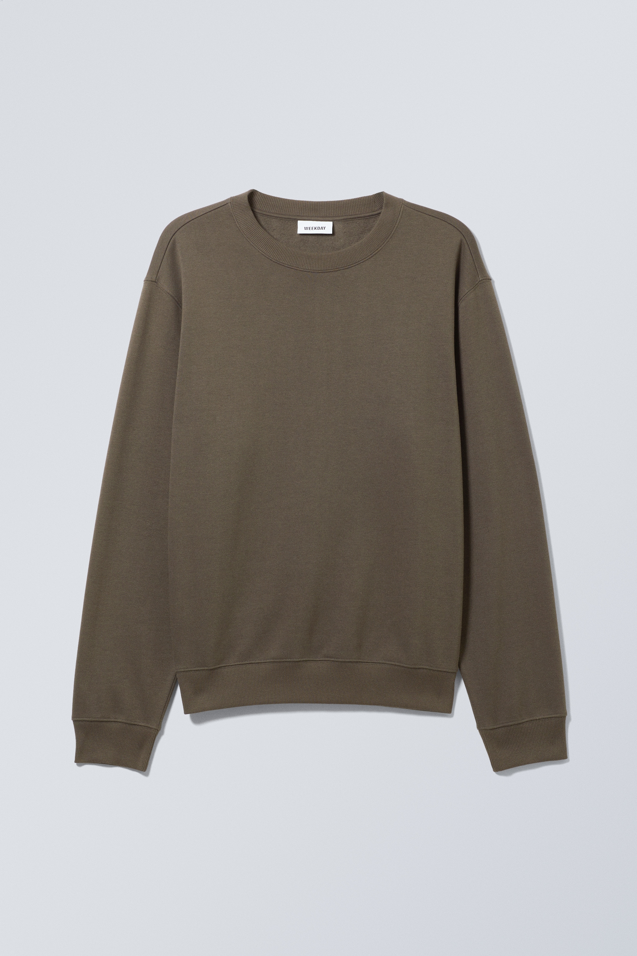 Visa större bild: Standard Midweight Sweatshirt - Mörk mullvad - HERR | H&M FI 1