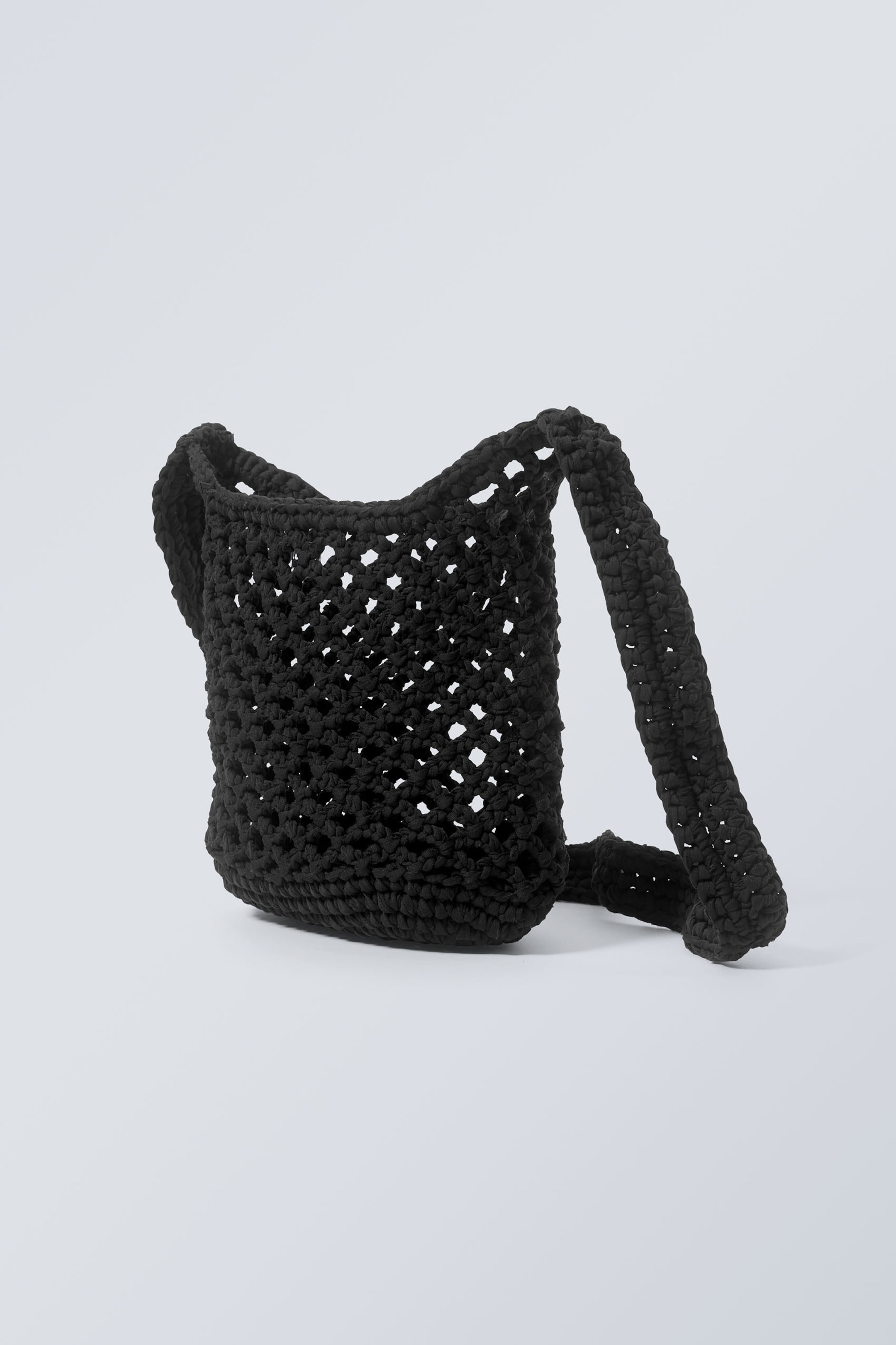 Black - Joline Crochet Bag - 1