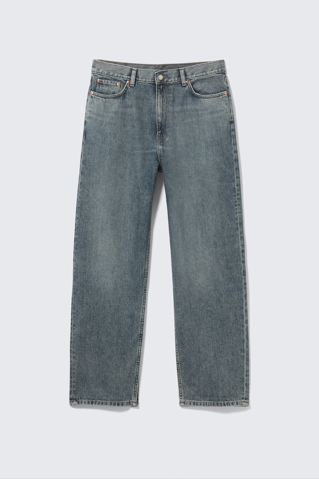 Galaxy Mid Rise Loose Straight Unisex Jeans - Second Blue - Blue/Blue Rinse - Dark Blue/Kimberley Blue - Light Blue/Tuned Black - Black/90s Blue - Medium Blue - 1