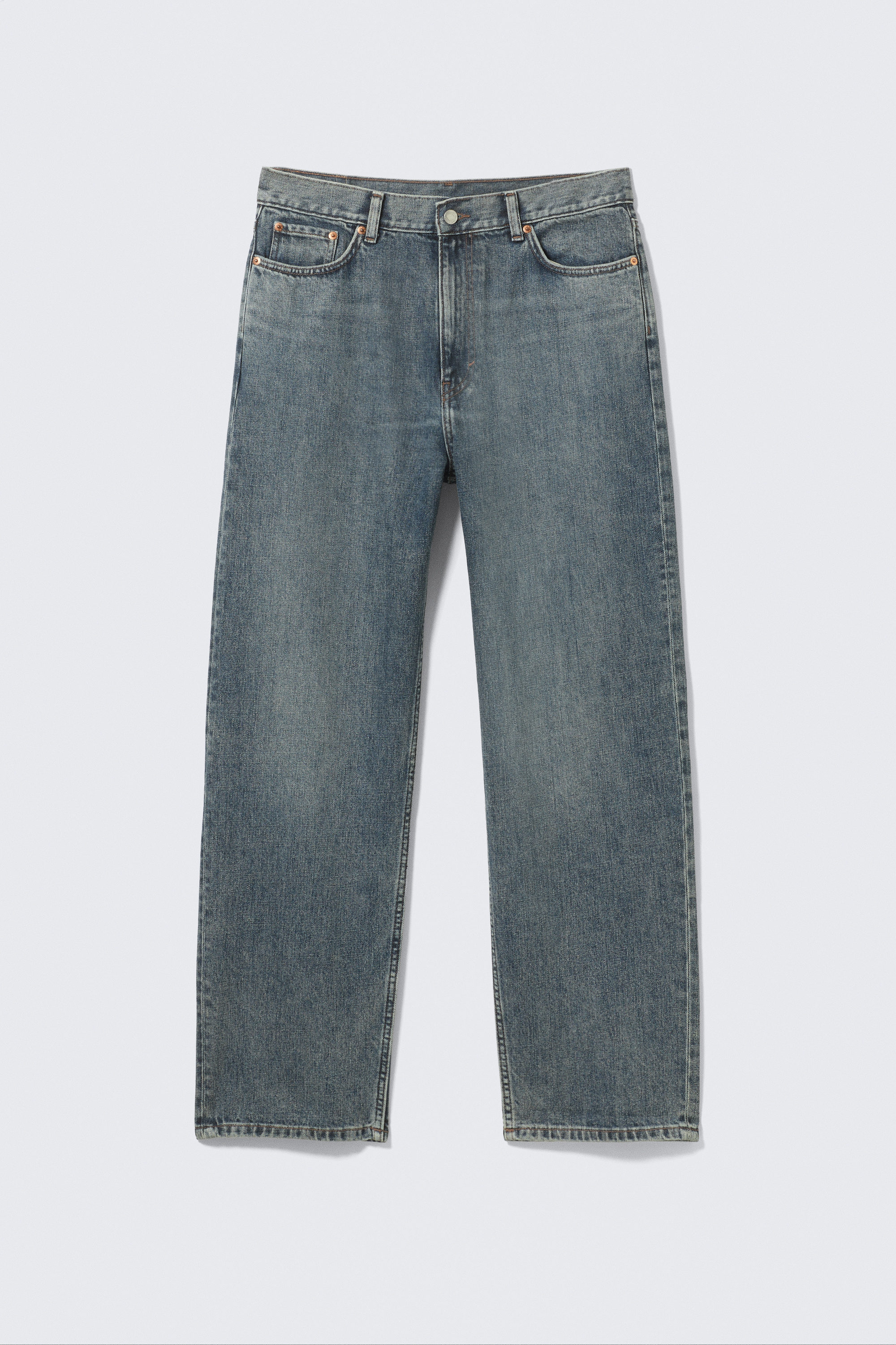 Second Blue - Blue - Galaxy Loose Straight Leg Jeans - 1