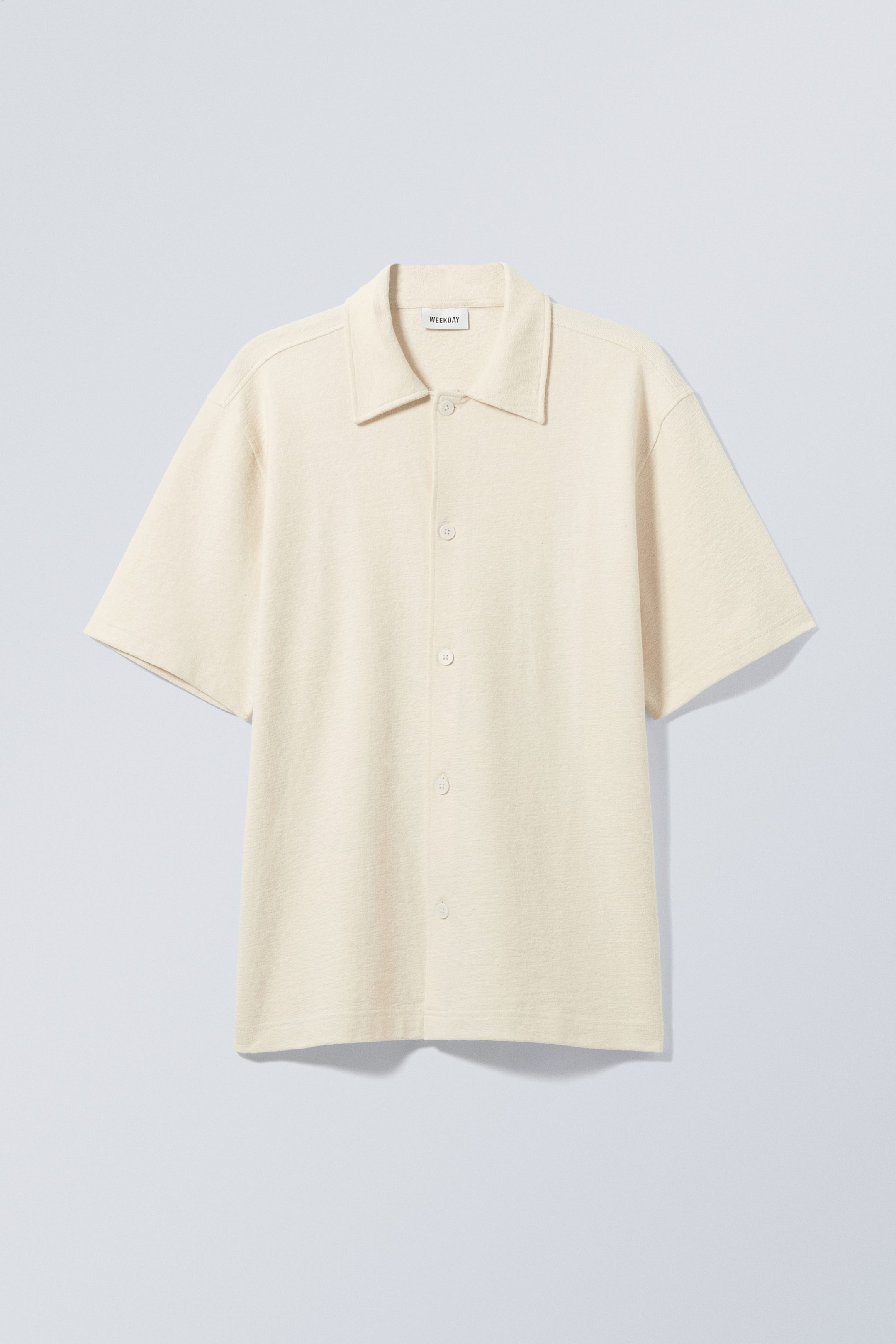 View larger image: Pass Short Sleeve Shirt - Vanilla - Men | H&M GB 1