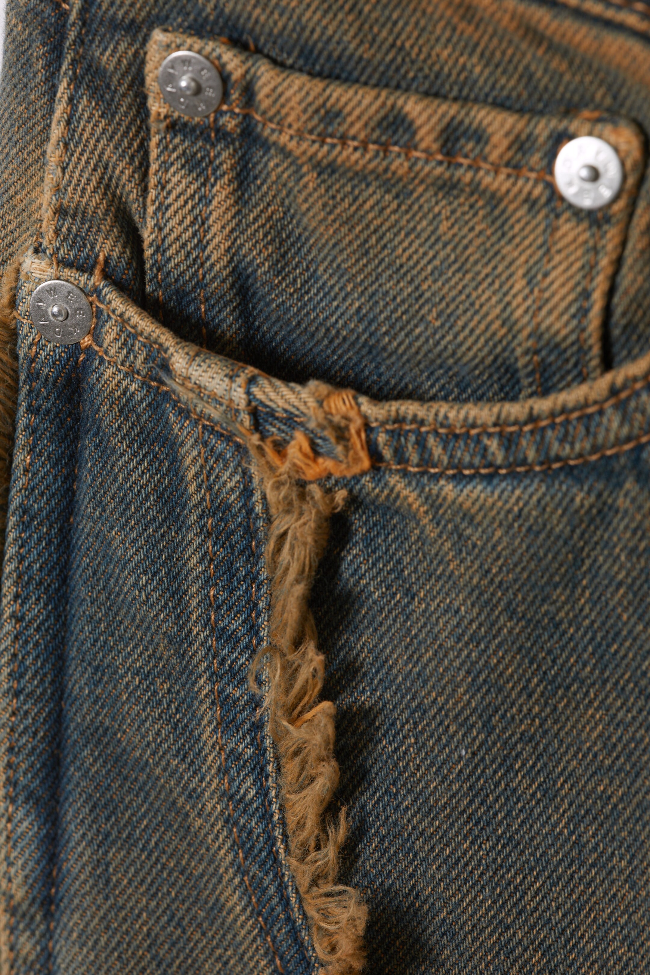 Rost - Malibu tief sitzende ausgefranste Jeans - 2