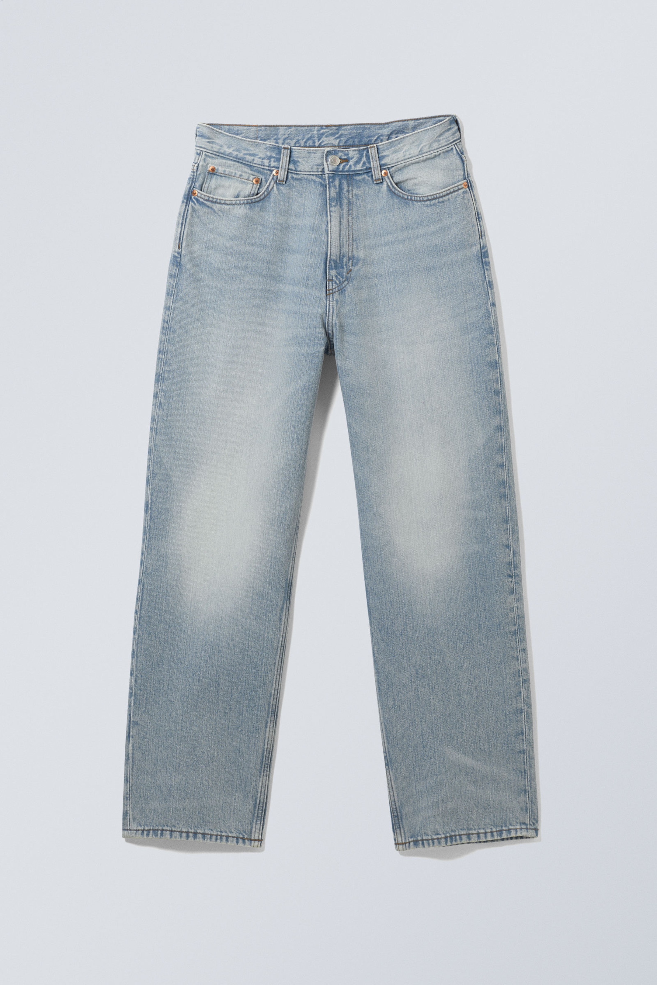 Aeon Blue – Lichtblauw - Galaxy Loose Straight Leg Jeans - 1