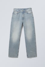 Aeon Blue – Bleu clair - Jean droit et ample taille mi-haute Galaxy - 0