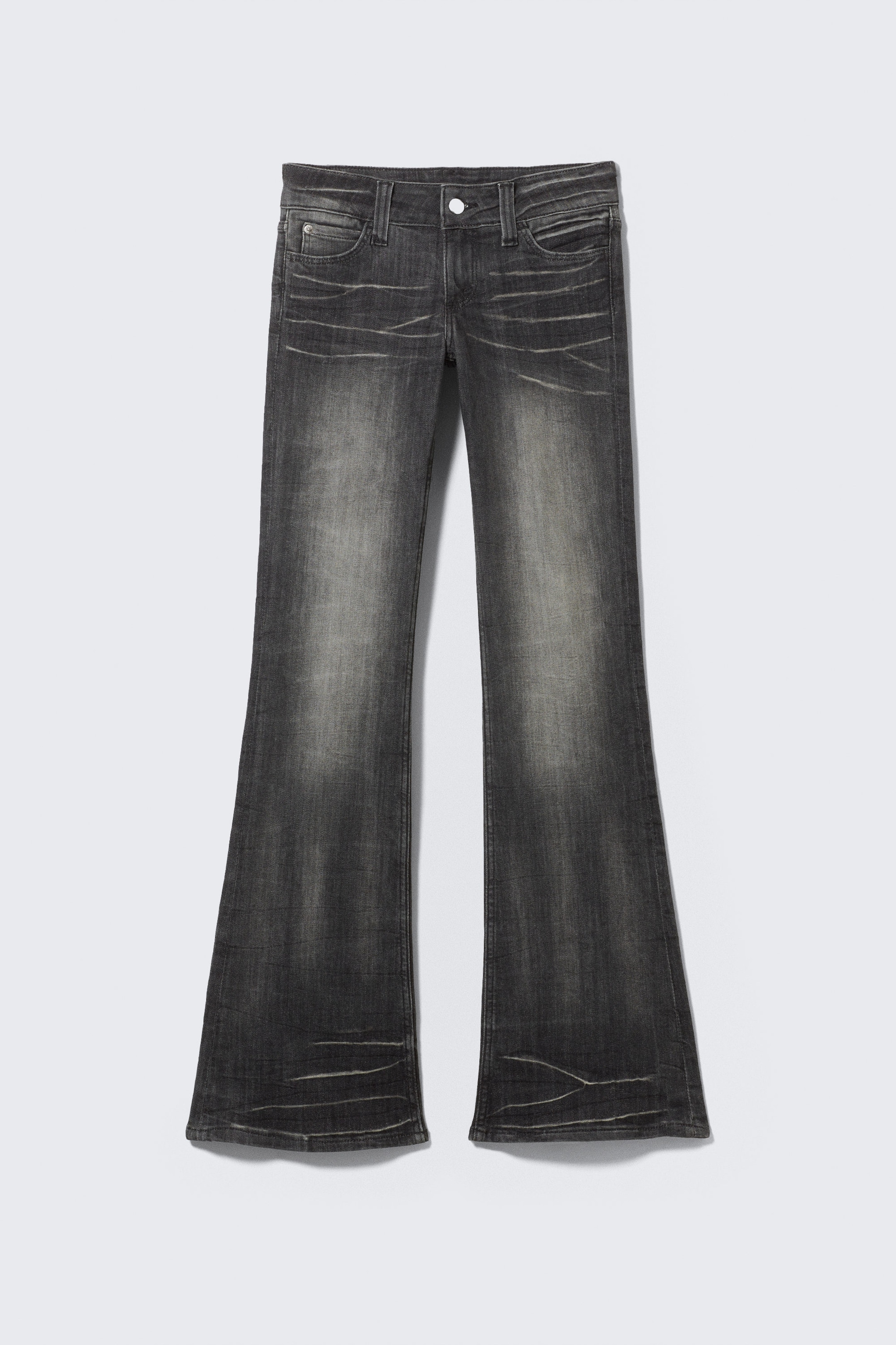 Mabel Black - Zwart - Booty Bei Low Rise Skinny Bootcut Jeans - 0