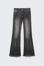Mabel Black - Zwart - Booty Bei Low Rise Skinny Bootcut Jeans - 0