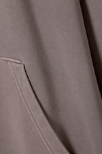 Verwaschenes dunkles Graubraun - Kapuzenpullover Standard Essence - 1