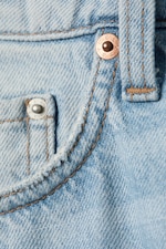 Kimberley Blue - Ljusblå - Ample Low Waist Loose Wide Leg Jeans - 7