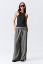 Dark Grey - Fitted Tank Top - 1