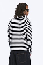 Svart & Vitrandig - Dreams - Långärmad Grafisk T-shirt - 3