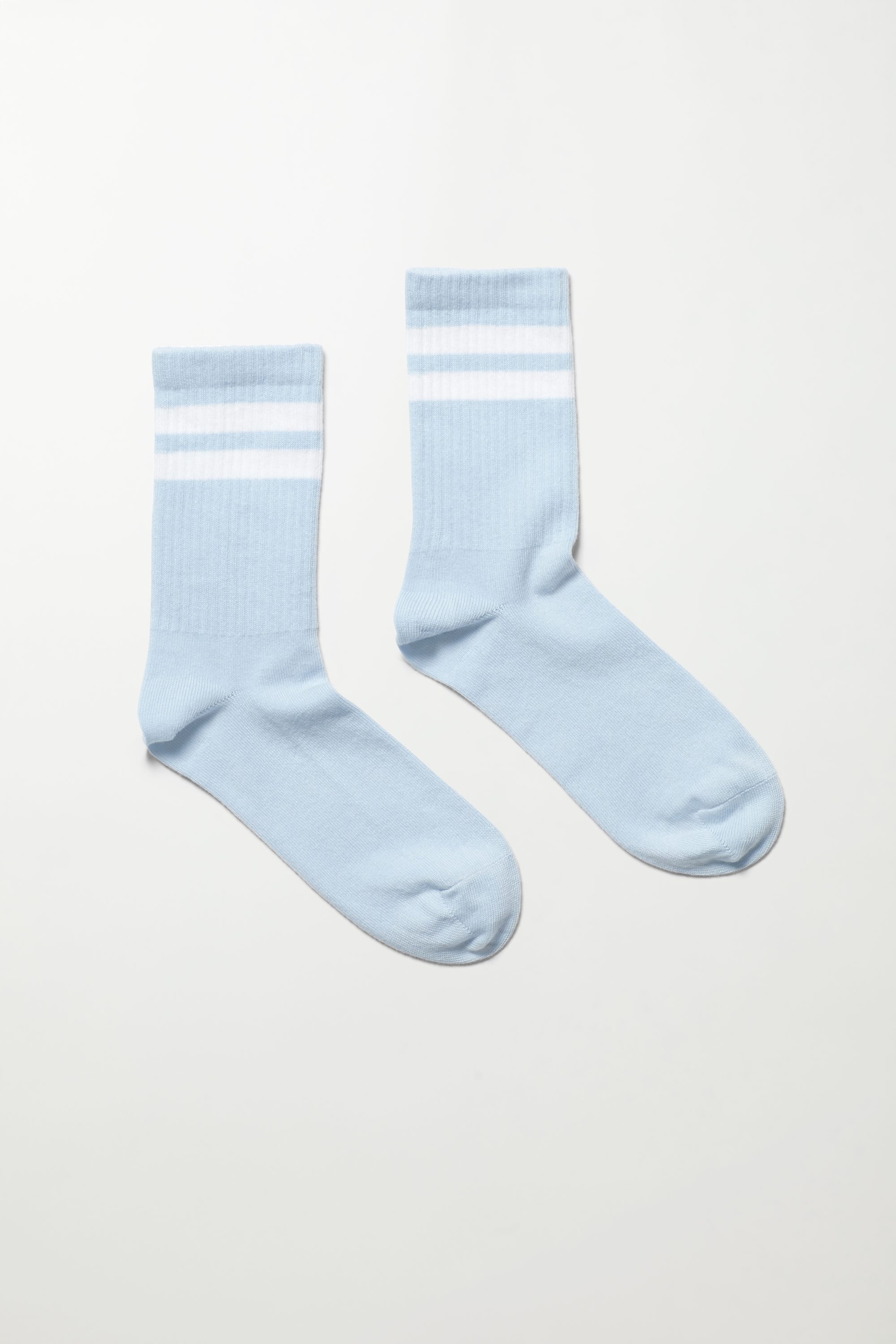 Baby Blue - Eleven Streifen Socken - 0