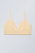 Yellow - Cat Triangle Bra - 0