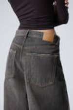 Ash Black - Black - Astro Loose Baggy Leg Jeans - 11